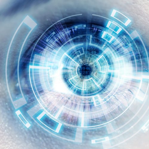 futuristic eye futuristic eye